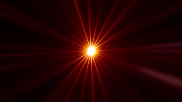 Abstrato Loop Brilho Vermelho Alaranjado Brilho Faísca Luz Com Luz — Vídeo de Stock