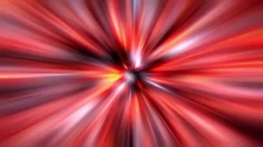 Soyut kızıl ışınlar fütüristik ışık çemberi arkaplan desenli animasyonlar. Pop Art renk tarzı kırmızı ışık ışını arka plan hareket videosu. Çizgi roman soyut arkaplan