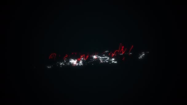You Ready Text Glitch Text Effect Cimematic Title Red Light — Vídeo de Stock
