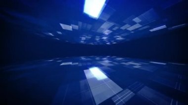 Ağ teknolojisi tanıtımı için soyut geri sayım 10 ila 1 saniye fütüristik teknoloji sinematik başlık. 10 'a 1 sayısal animasyon.