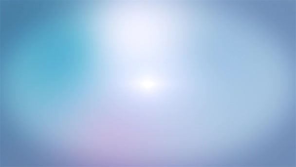 Вращение Мерцающего Размытого Светло Пастельного Синего Круга Рендеринг Бесшовной Петли — стоковое видео