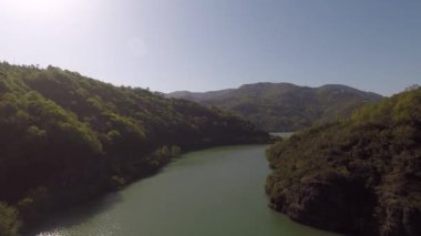 havadan göl ve dağlar