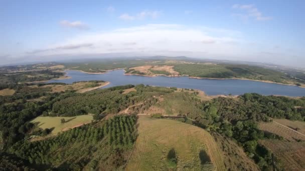 Uitzicht Natuur Uitzicht Lucht Meer Landschap — Stockvideo