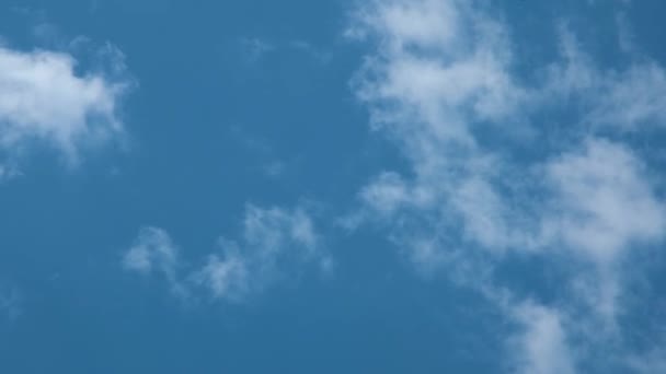 Nubes Nubes Blancas Lapso Tiempo Del Cielo — Vídeos de Stock