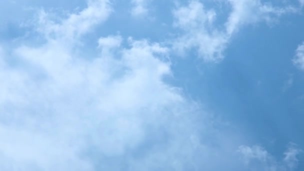 Nuvens Nuvens Brancas Lapso Tempo Verão — Vídeo de Stock
