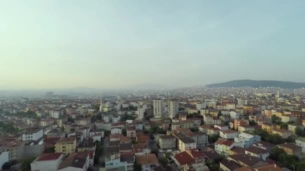 Udara Ditembak Sultanbeyli Kota Istanbul — Stok Video