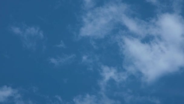 Nuvens Nuvens Brancas Timelapse Céu Azul — Vídeo de Stock