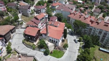 Tarihi cami, havadan çekim tarihi cami, İslami cami