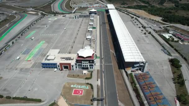 Racing Track Aerial Shooting Car Racing Track Akfirat Istanbul — Video