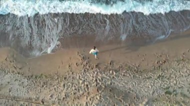 beach, beach and man splashing into the sea