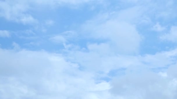 Wolken Wolken Tijd Verval Blauwe Lucht — Stockvideo