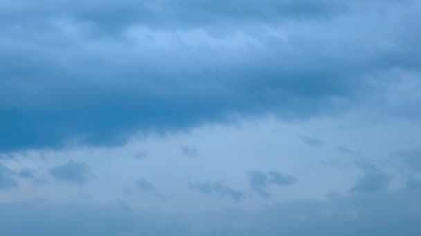 Nuages Nuages Blancs Ciel Laps Temps — Video