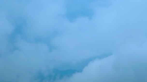 雲白い雲の時間の経過 — ストック動画