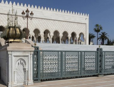 Kings sarayındaki Rabat Fas dini binası.