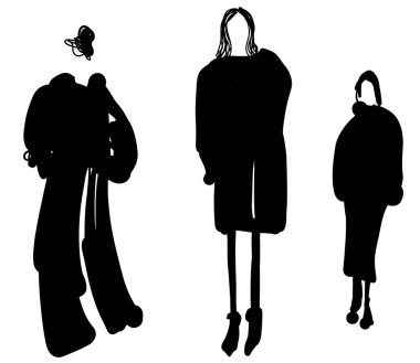 Moda mankenleri. Güzel genç kızlar. Moda kızları.