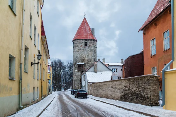 Tallinn Estónia Dezembro 2018 Vista Prospectiva Dos Edifícios Apartamentos Torre — Fotografia de Stock