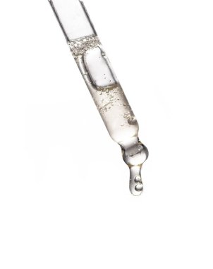skin care face serum drop macro shot