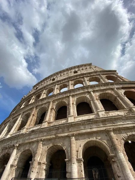 Coliseu Roman Turismo Mais Famoso — Fotografia de Stock