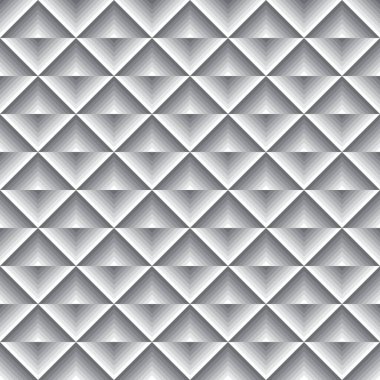 Soyut geometrik vektör deseni. Beyaz-gri renklerde pürüzsüz desen.