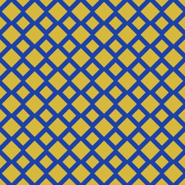 Mavi ve sarı tonlarda soyut geometrik kusursuz desen.