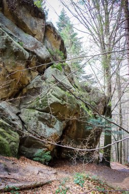  Batı Ukrayna, Tustan Kalesi, Karpatlar, tarihi ve kültürel rezerv