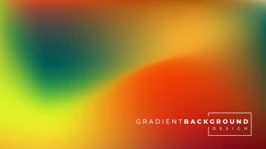 Abstract blurred gradient mesh color background. Smooth soft vector color blend gradient trendy colorful background