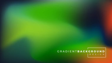 Abstract blurred gradient mesh color background. Smooth soft vector color blend gradient trendy colorful background