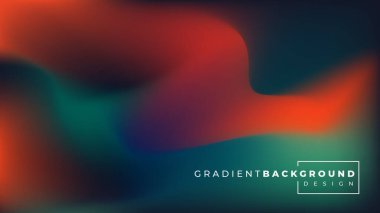 Abstract blurred gradient mesh color background. Smooth soft vector color blend gradient trendy colorful background