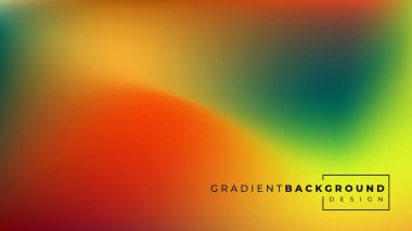 Abstract blurred gradient mesh color background. Smooth soft vector color blend gradient trendy colorful background