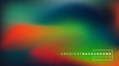 Abstract blurred gradient mesh color background. Smooth soft vector color blend gradient trendy colorful background