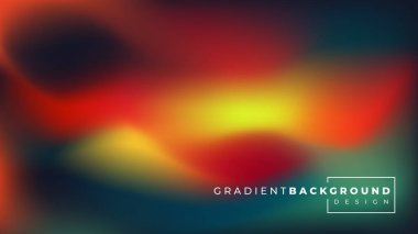 Abstract blurred gradient mesh color background. Smooth soft vector color blend gradient trendy colorful background