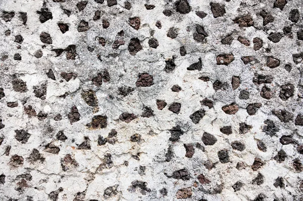 Пятнистый Фон Серого Бетона Включением Небольших Камешков Вулканической Породы Стоковое Фото