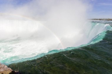 Niagara Falls adlı yaz zaman Kanada tarafında görüntülemek