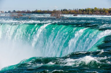 Niagara Falls adlı yaz zaman Kanada tarafında görüntülemek