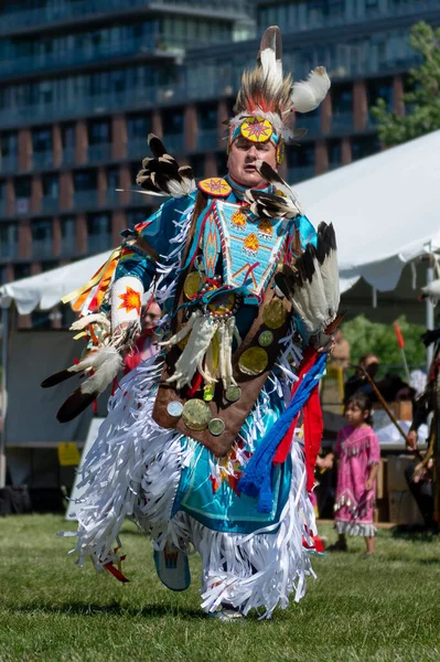 Toronto Canada June 2022 Dancer National Aboriginal Day Indigenous Arts — Stock Photo, Image