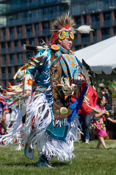 Toronto Canada June 2022 Dancer National Aboriginal Day Indigenous Arts — ストック写真