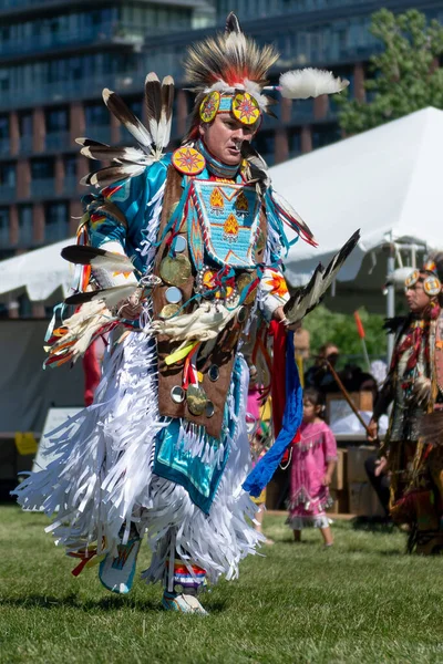 Toronto Canada June 2022 Dancer National Aboriginal Day Indigenous Arts — Stock Photo, Image