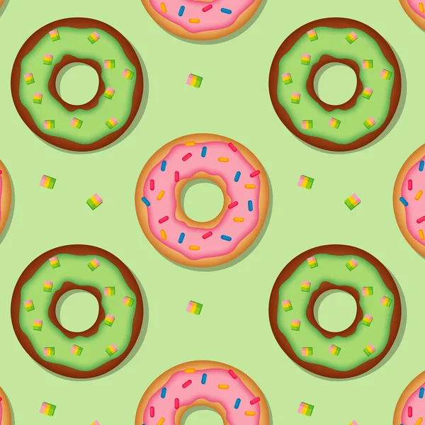 donuts sweets dessert sweet delicious pattern green