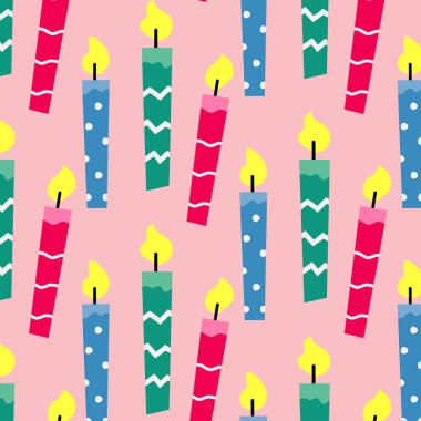 Doğum günü kutlamaları ve partiler için pasta şablonu