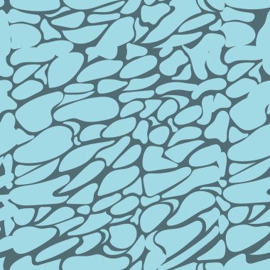 Soyut dikişsiz desen, soyut turkuaz renkler koyu bir arka planda, su taklidi. Yazdırma, arkaplan, tekstil, duvar kağıdı