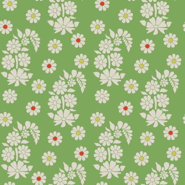 Çiçek deseni. Küçük çiçekli şirin desen.