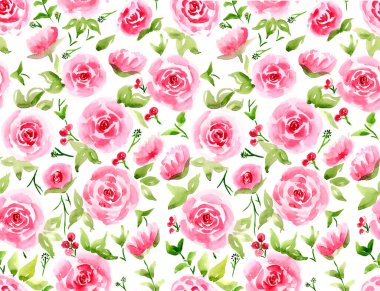 Su rengi renksiz gül boyalı arka planda