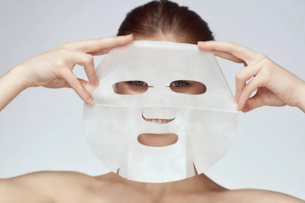 Soin spa peau propre rajeunissement masque visage — Photo