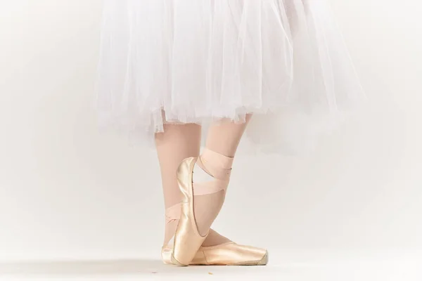 Ballerina vrouw poseren mode oefening dansstudio levensstijl — Stockfoto