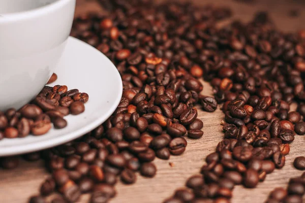 Kahve çekirdekleri espresso canlandırıcı kafein kalıbı.