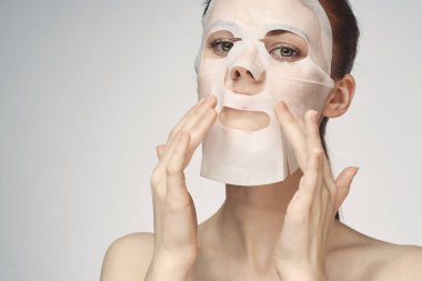 Yüz maskesi gençleştirme temiz cilt spa tedavileri