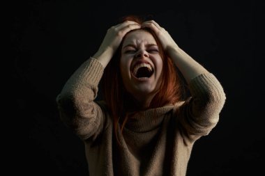 duygusal kadın depresyon sorun saldırganlık