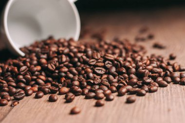 kahve çekirdekleri nesnenin taze demlenmiş içecek fotoğrafı.