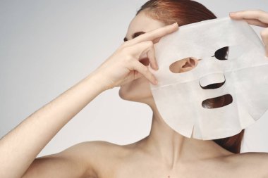 Yüz maskesi gençleştirme temiz cilt spa tedavileri