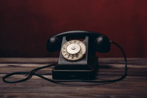 Antiguidade que telefone comunicação nostalgia tecnologia clássica — Fotografia de Stock